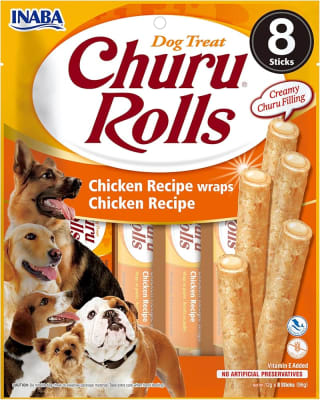 Churu rolls dog chicken x8