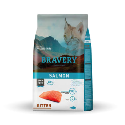 Bravery Kitten Salmon 2 kg1