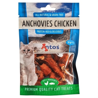 Antos Cats Treats Anchovies Chicken 50 gr1