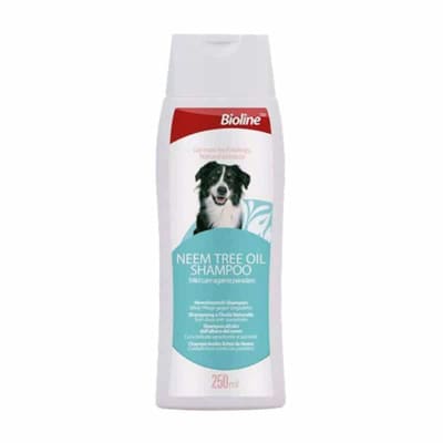 shampoo perro aceite de neem bioline 250 ml