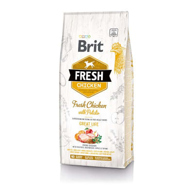 Brit Fresh Chicken with Potato - Adult 12kg1