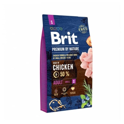 Brit Premium by Nature Adult Chicken S 3kg1