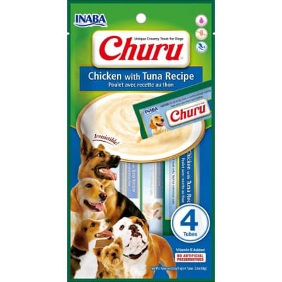 Churu Perro Chicken with Tuna  4 Tubos1