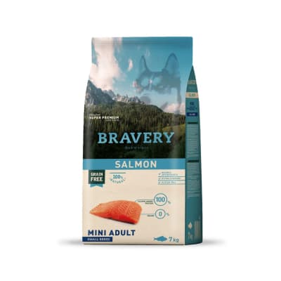 bravery salmon mini adult small breeds 7 kg1