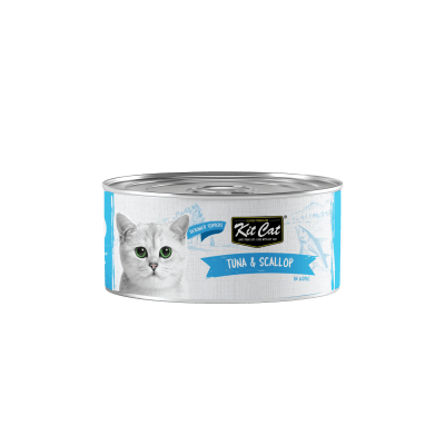 Kit Cat 80gr Boned Tuna&Scallop Topper