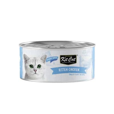 Kit Cat Kitten Chicken Flakes/Aspic 80 gr1