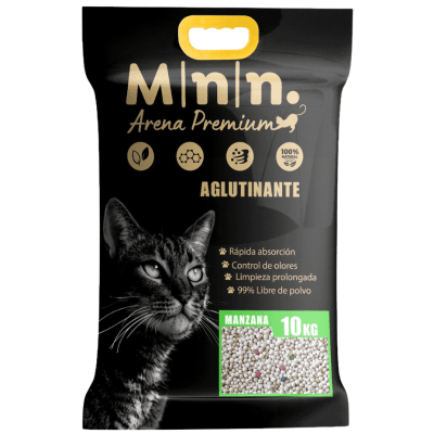 Arena minino 10 kilos manzana