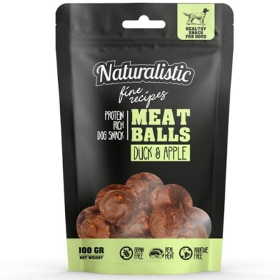 Naturalistic Meat Balls Duck&Apple 100 gr1