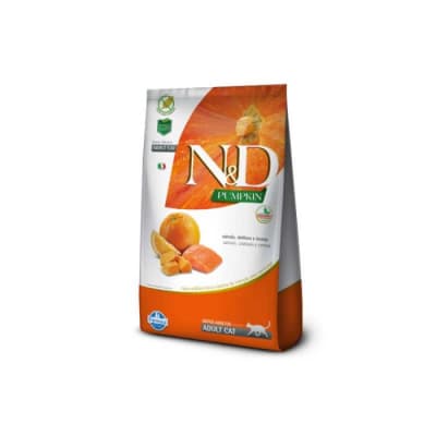 N&D Pumpkin Feline Adulto Salmon,Calabaza&Naranja 1.5 kg1