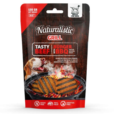 Naturalistic Grill Tasty Beef Burguer BBQ
