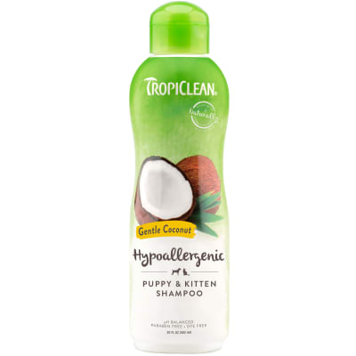 tropiclean shampoo hipoallergenic cats/dogs gentle coconut1