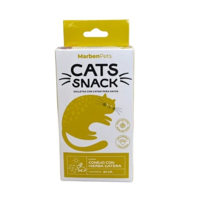 CATS SNACK CONEJO CON HIERBA GATERA