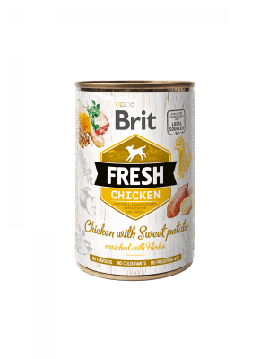 Brit Fresh Wet Food - Chicken with Sweet Potato 400gr1