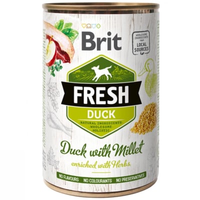 Brit Fresh Wet Food - Duck with Millet 400gr1