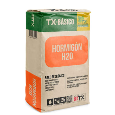 Hormigón H20 25 k