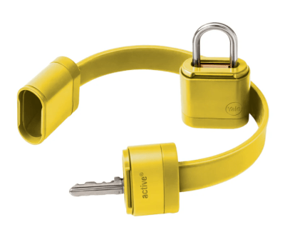 Candado Pulsera 16 cms Yale Amarillo