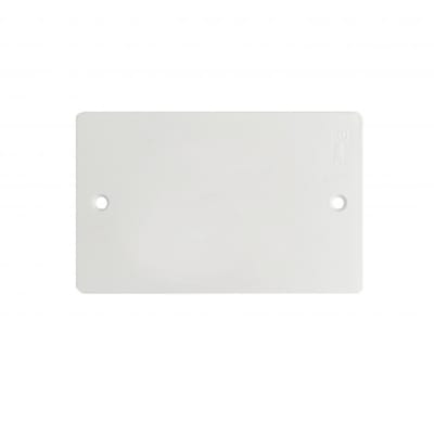 Tapa ciega plastica blanco