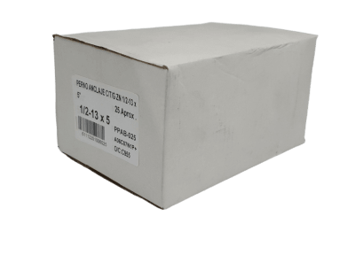 PERNO ANCLAJE C/T/G ZN 1/2-13 x 5.1/2