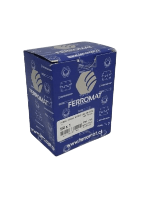 PERNO COCHE ACERO UNC ZN 1/4 x 1