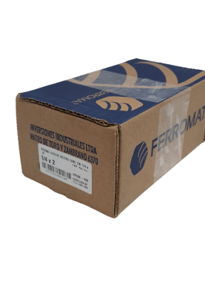 PERNO COCHE ACERO UNC ZN 1/4 x 2