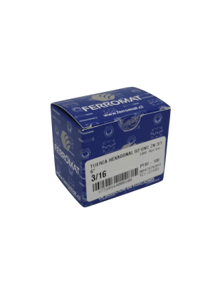 TUERCA HEXAGONAL ZN 3/16