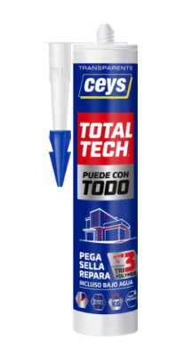 Sellador Totaltech transparente 290 ml Ceys