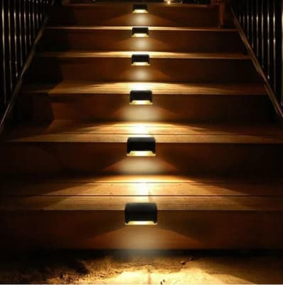 Luz LED solar escalera