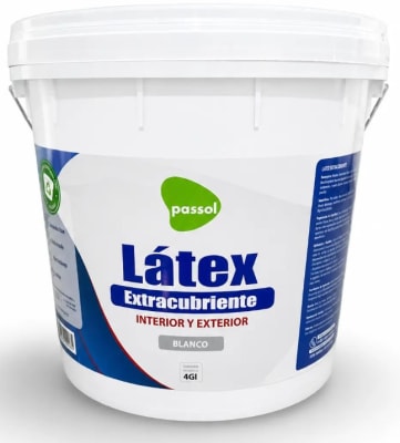 Latex premium Passol 4 gl blanco