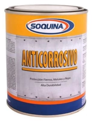 Anticorrosivo rojo maestranza Soquina 1/4 Gl