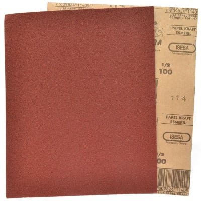 Pliego lija madera kraft G 100