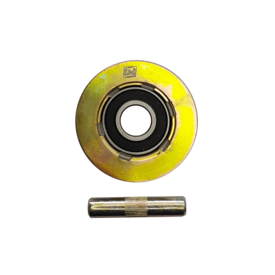 Rueda para portón 75mm c/ pasador soldar