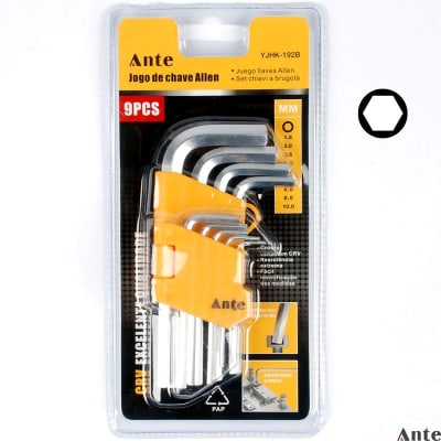kit llave allen 9 piezas
