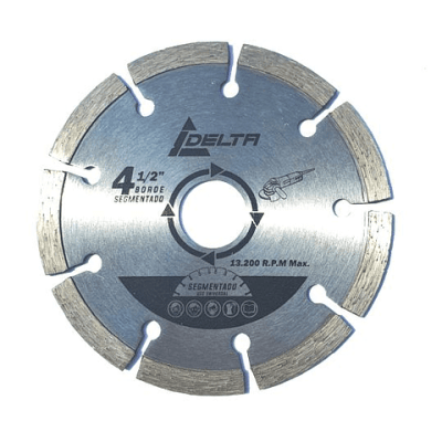 Disco diamantado 4,5 pulg segmentado