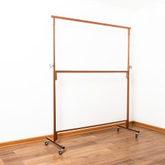 PERCHERO DESMONTABLE DOBLE BARRA COBRE