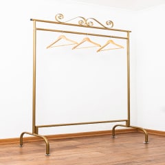 PERCHERO DESMONTABLE FORJADO SIMPLE DORADO