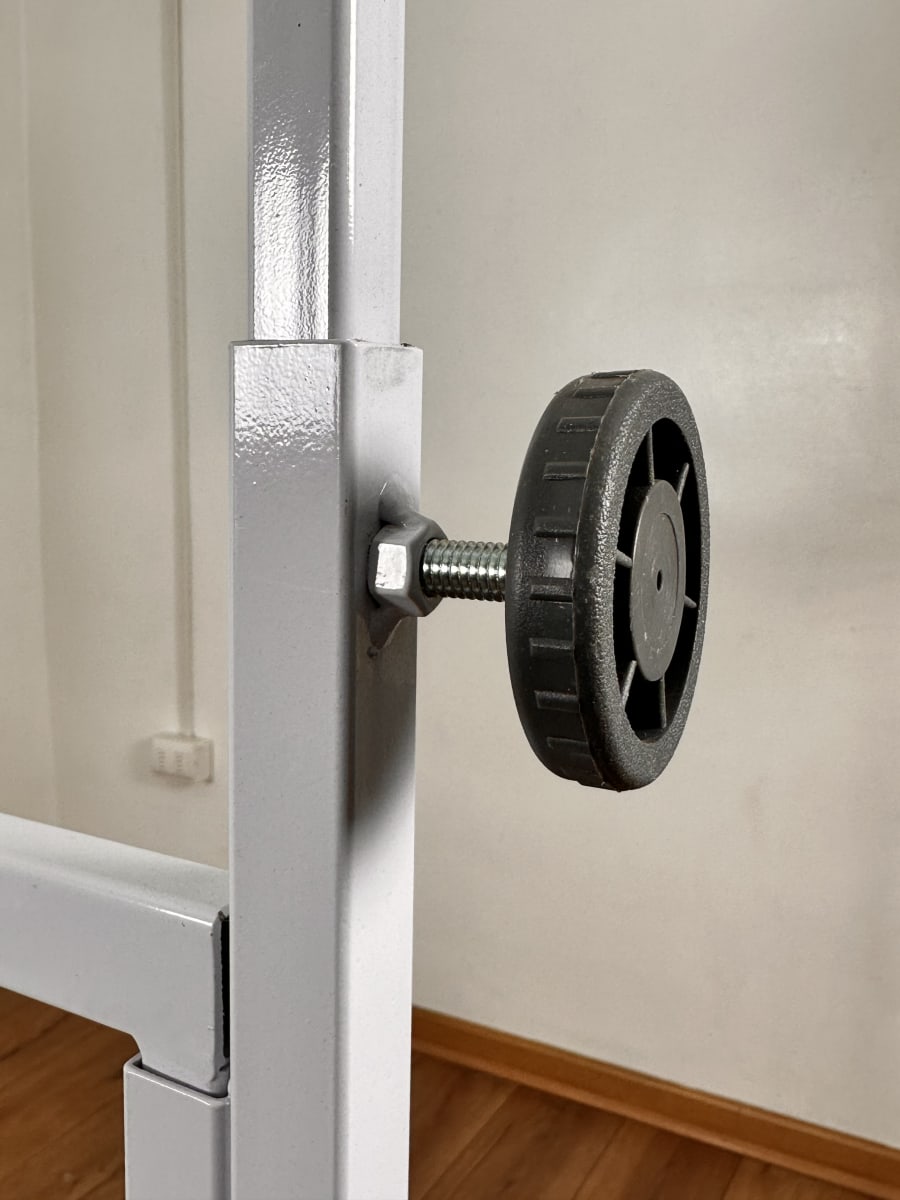 PERCHERO DESMONTABLE DOBLE BARRA EXTENSIBLE BLANCO2