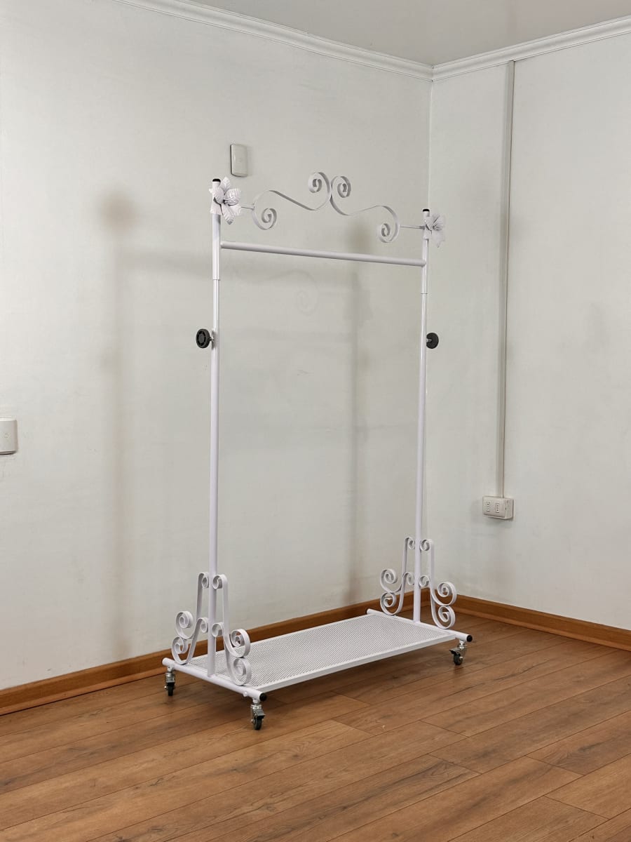 PERCHERO DESMONTABLE FORJADO REG ALTURA BLANCO1