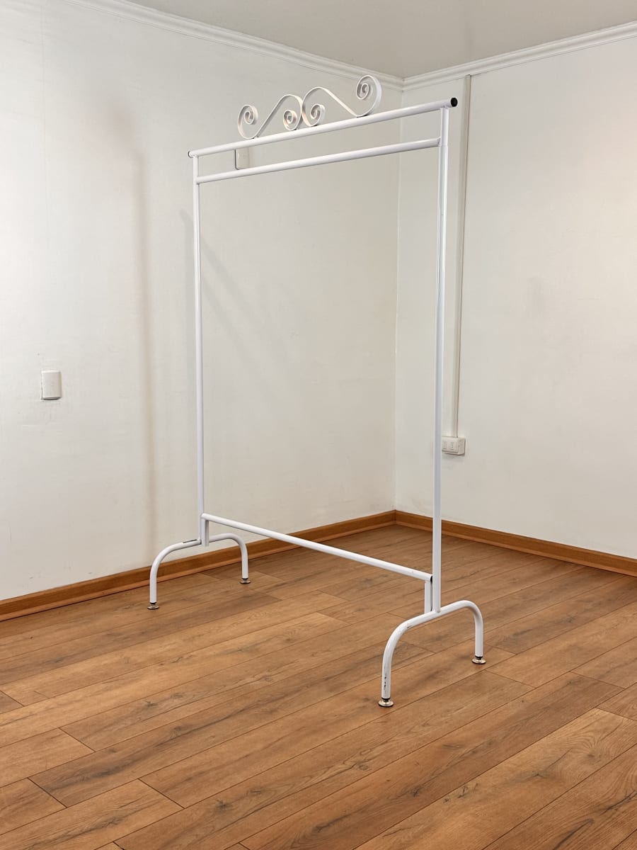 PERCHERO DESMONTABLE FORJADO SIMPLE BLANCO2