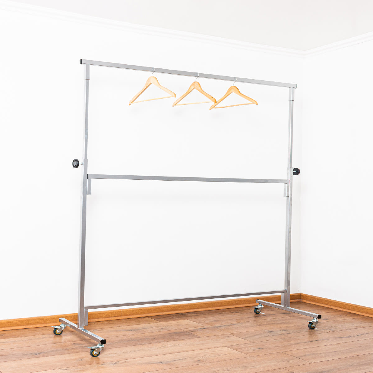 PERCHERO DESMONTABLE DOBLE BARRA GRIS1