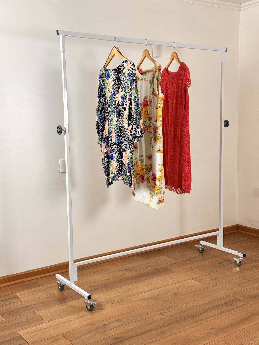 PERCHERO DESMONTABLE REGULABLE SIMPLE BLANCO2