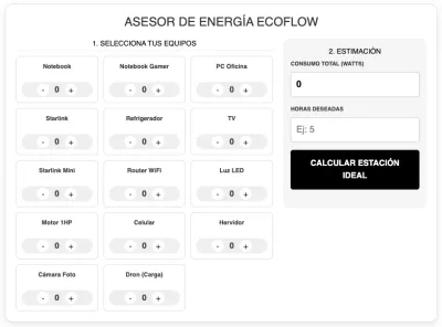 Calculadora de Consumo