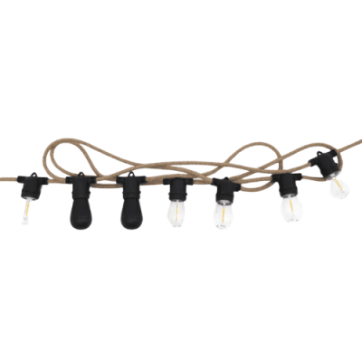 Guirnalda luces + parlantes