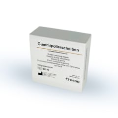 DISCOS DE GOMA NEGRA CAJA 100 UNIDADES - BEGO