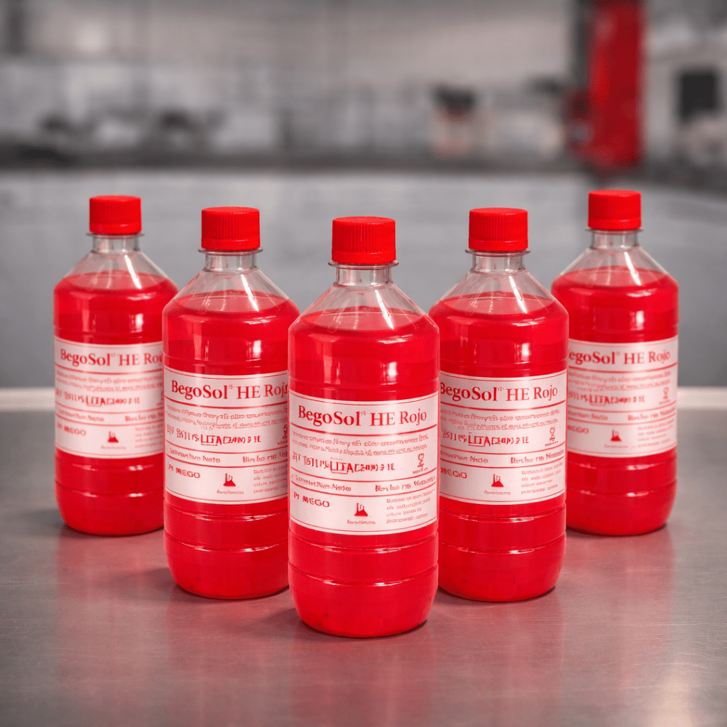 PROMOCIÓN 5 LITROS DE BEGOSOL HE ROJO BOTELLA 1 LITRO - BEGO1