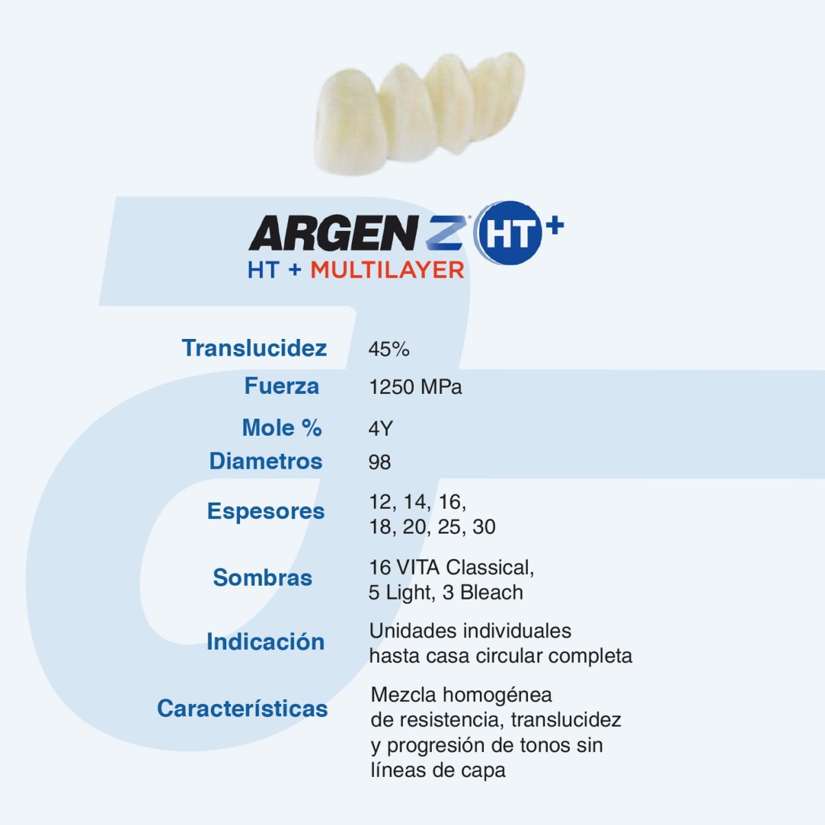 DISCO ARGENZ HT+ 98X20 MULTILAYER OM1 - ARGEN3