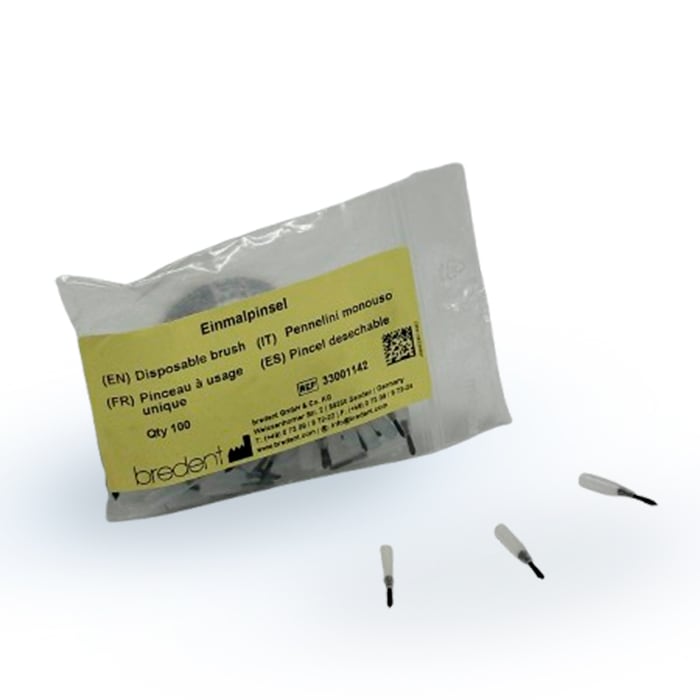 PINCEL DESECHABLE SET 100 UNIDADES - BREDENT1