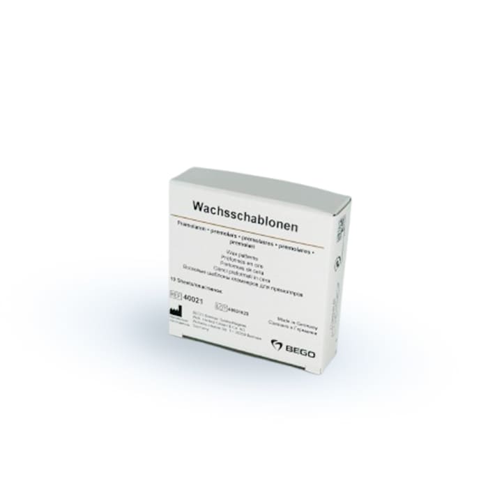 PREFORMAS DE CERA GANCHOS PREMOLARES CAJA 10 UNIDADES - BEGO1