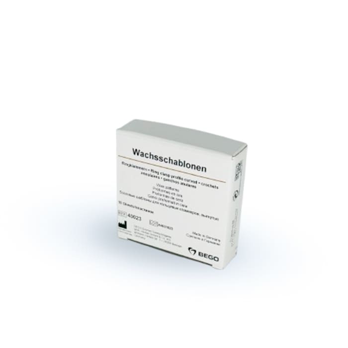 PREFORMAS DE CERA GANCHOS ANULARES CURVOS CAJA 10 UNIDADES - BEGO1