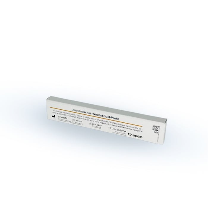 PERFILES DE BARRA TRANSVERSALES DE CERA ANATOMICOS - BEGO1