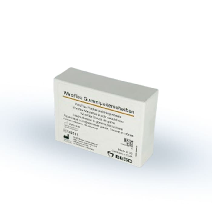 DISCOS DE GOMA PARA PULIDO WIROFLEX - BEGO1
